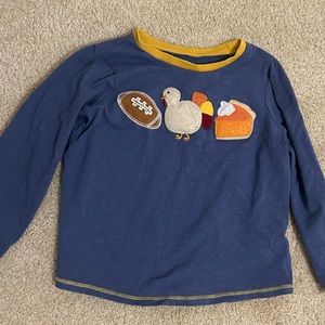 Mud Pie thanksgiving shirt 2-3T